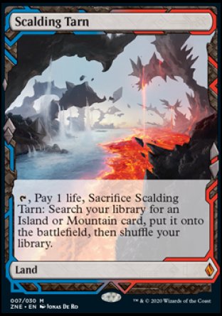 Scalding Tarn proxy card MTG Zendikar Rising Expeditions