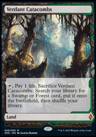 Verdant Catacombs proxy card MTG Zendikar Rising Expeditions