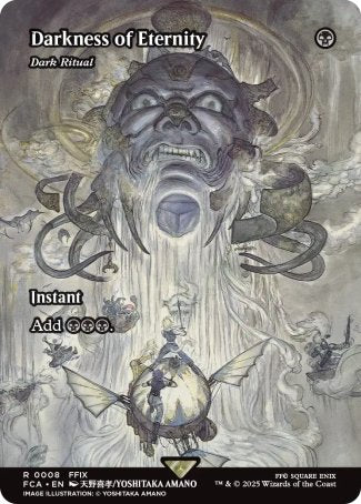 Darkness of Eternity // Dark Ritual proxy card MTG Final Fantasy: Through the Ages