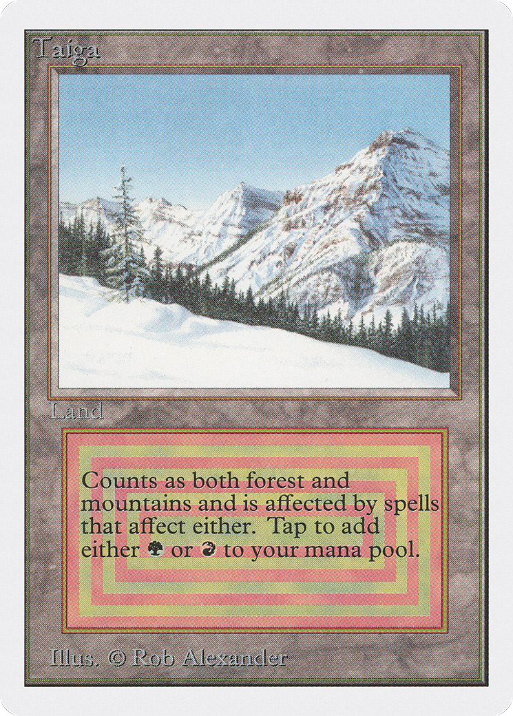 Taiga MTG proxy card