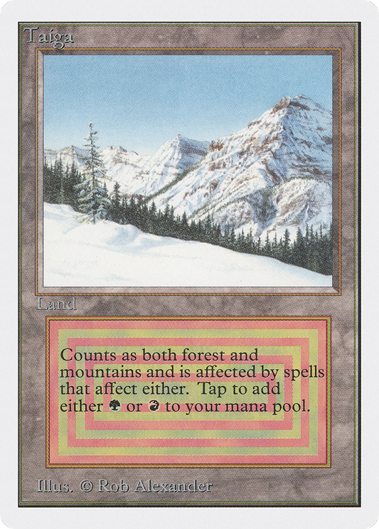 Taiga MTG proxy card