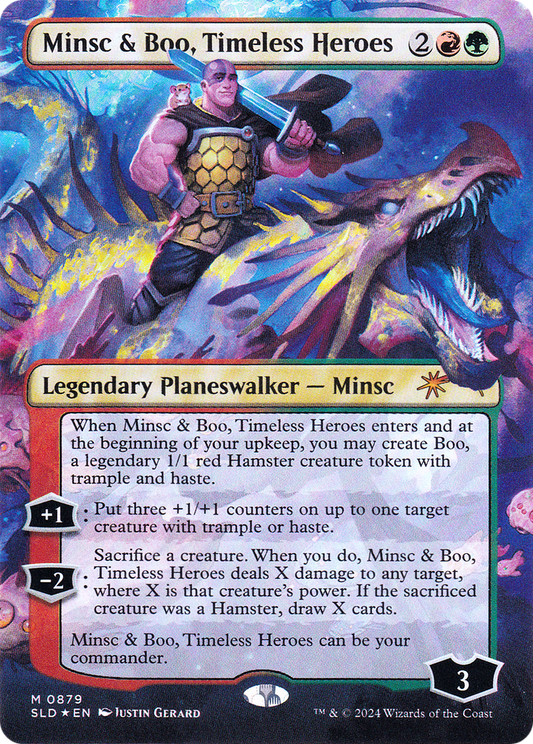 Minsc & Boo, Timeless Heroes MTG proxy card