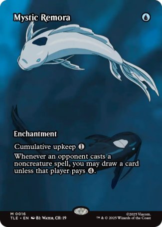 Mystic Remora proxy card MTG Avatar: The Last Airbender Eternal