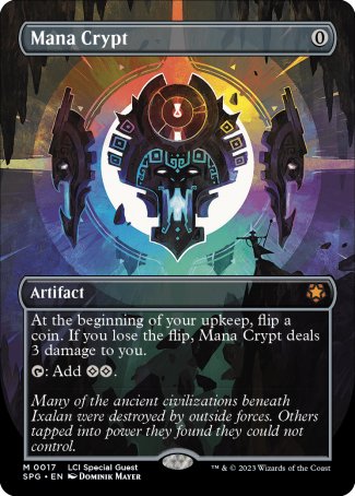 Mana Crypt proxy card MTG Special Guests