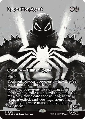 Opposition Agent proxy card MTG Marvel Universe