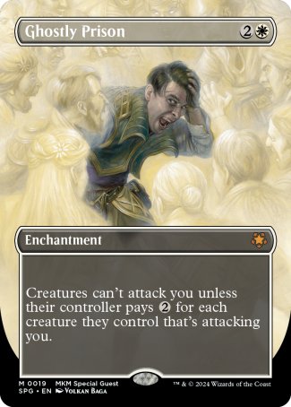 Ghostly Prison proxy card MTG Special Guests