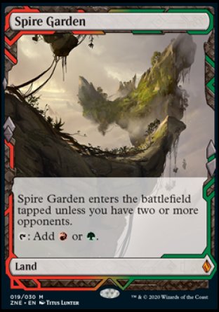 Spire Garden proxy card MTG Zendikar Rising Expeditions