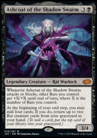Ashcoat of the Shadow Swarm proxy card MTG Jumpstart 2022