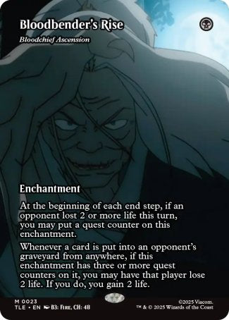 Bloodbender's Rise // Bloodchief Ascension proxy card MTG Avatar: The Last Airbender Eternal