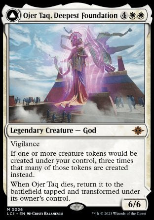 Ojer Taq, Deepest Foundation // Temple of Civilization proxy card MTG The Lost Caverns of Ixalan