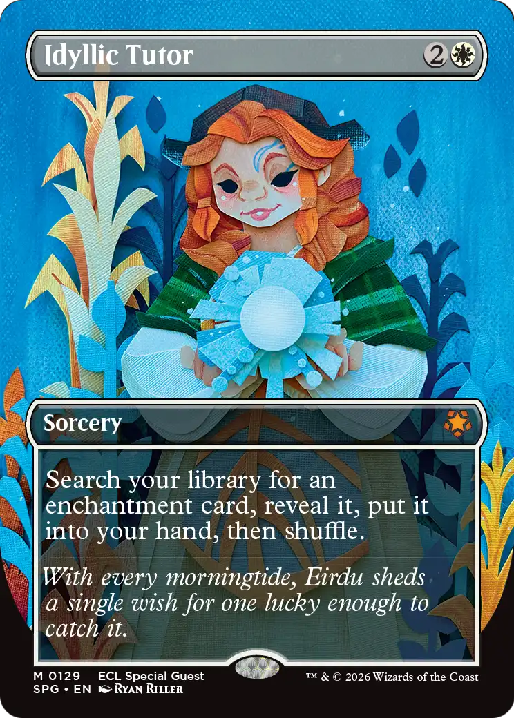 Idyllic Tutor MTG proxy card