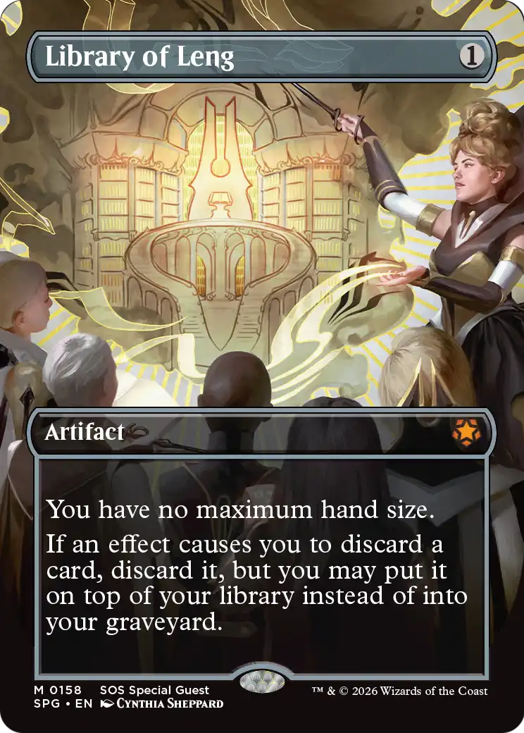 Library of Leng MTG proxy card