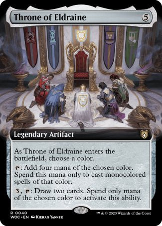 Throne of Eldraine proxy card MTG Wilds of Eldraine Commander