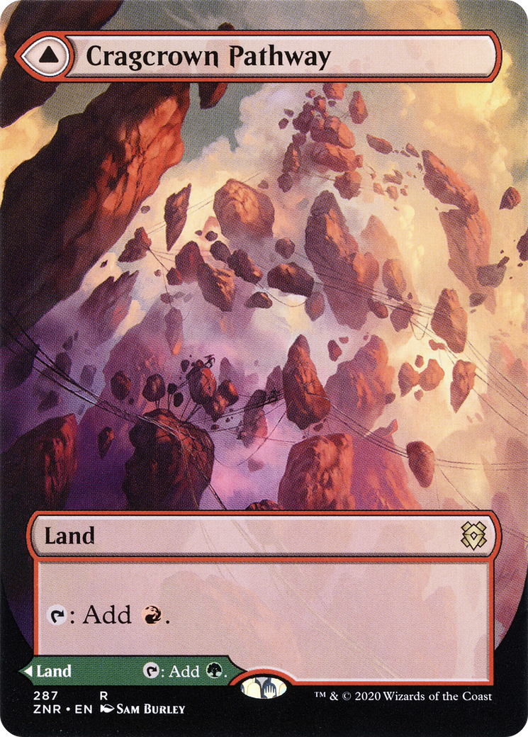 Cragcrown Pathway // Timbercrown Pathway MTG proxy card