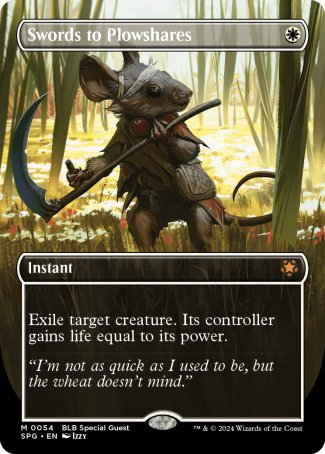 Swords to Plowshares proxy card MTG Special Guests
