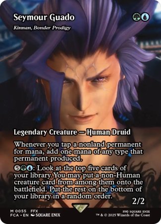 Seymour Guado // Kinnan, Bonder Prodigy proxy card MTG Final Fantasy: Through the Ages