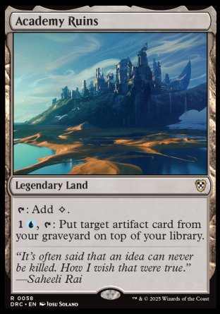 Academy Ruins proxy card MTG Aetherdrift Commander