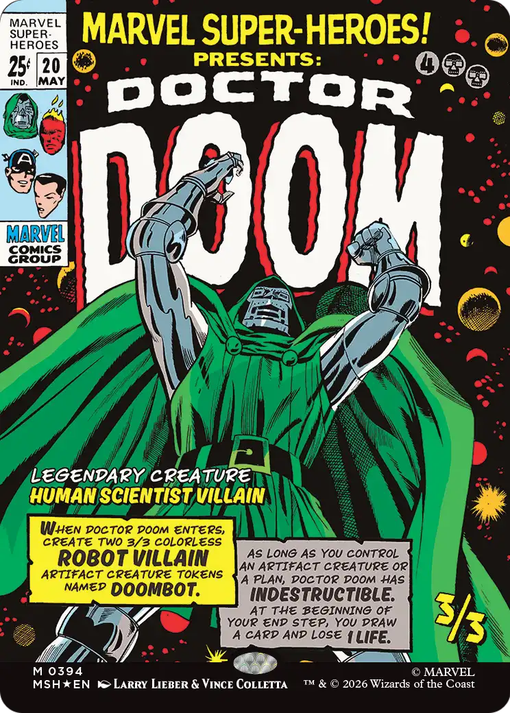 Doctor Doom MTG proxy card