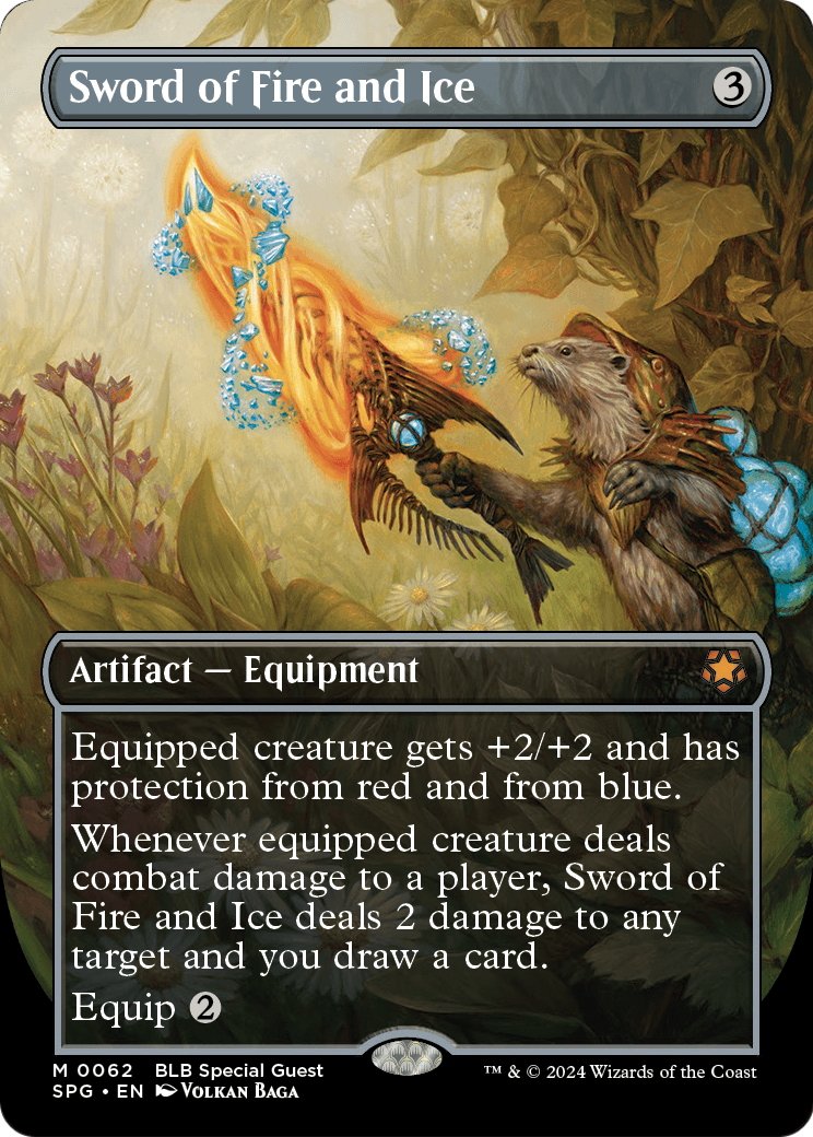 Sword of Fire and Ice MTG proxy card