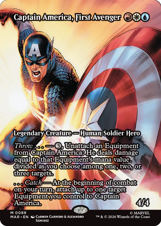 Captain America, First Avenger MTG proxy card