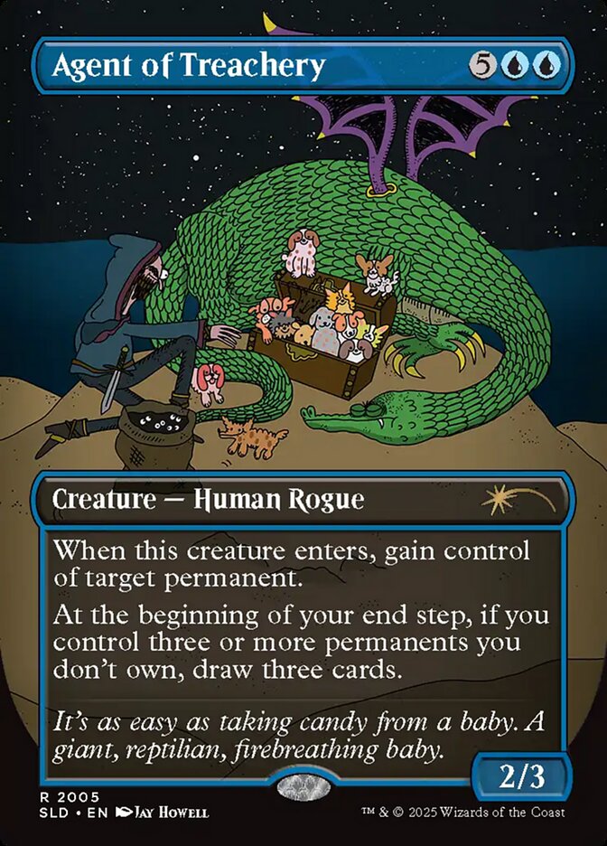 Agent of Treachery MTG proxy card