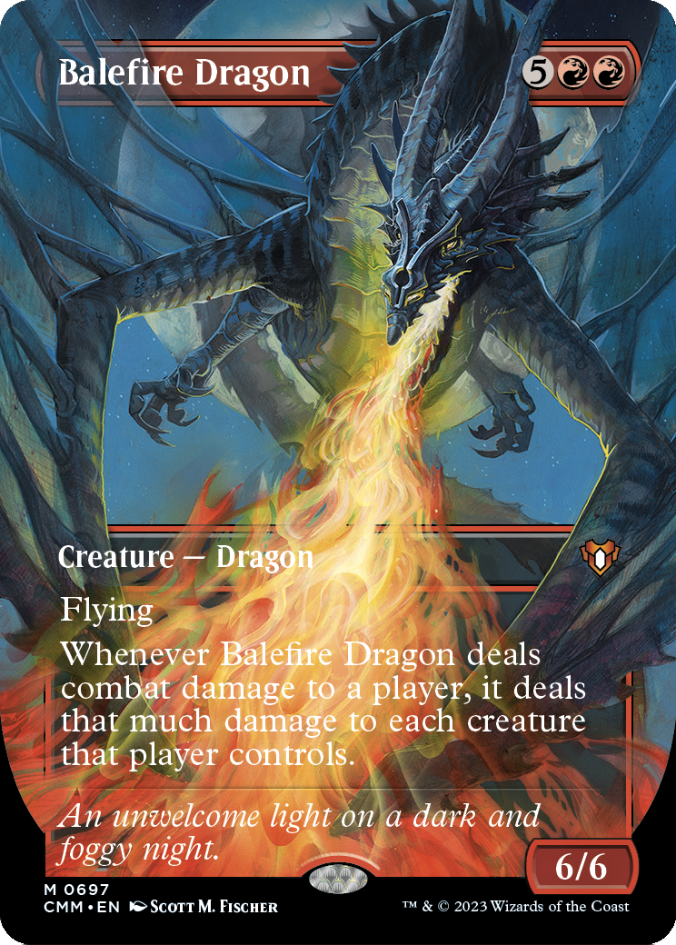 Balefire Dragon MTG proxy card