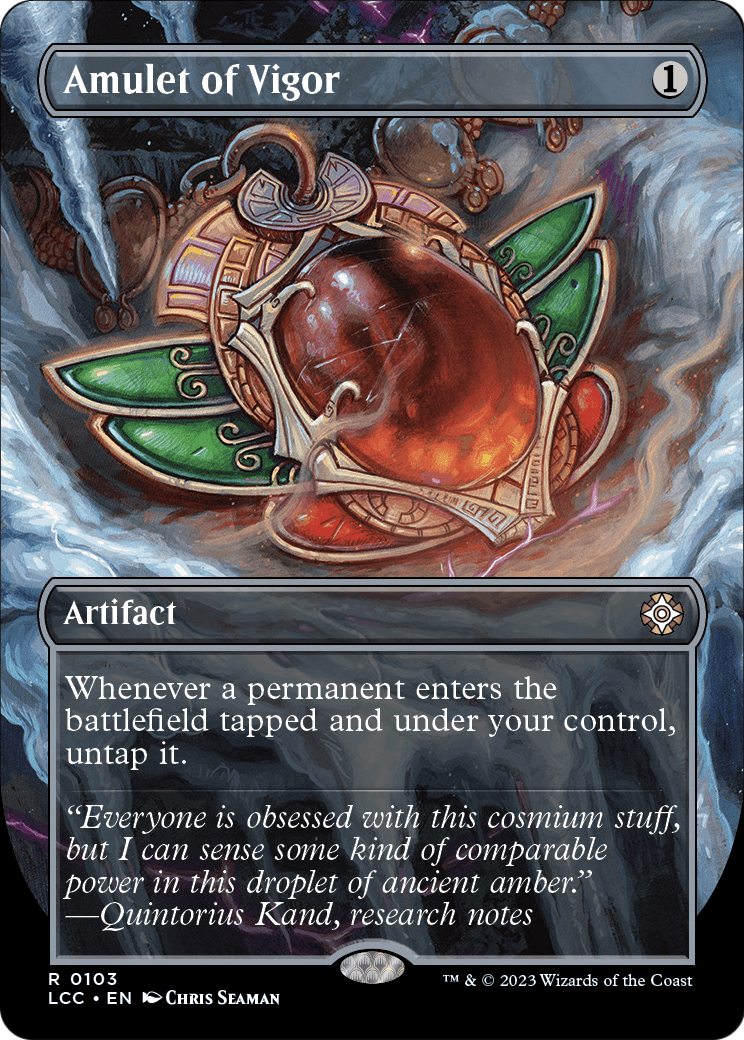 Amulet of Vigor MTG proxy card