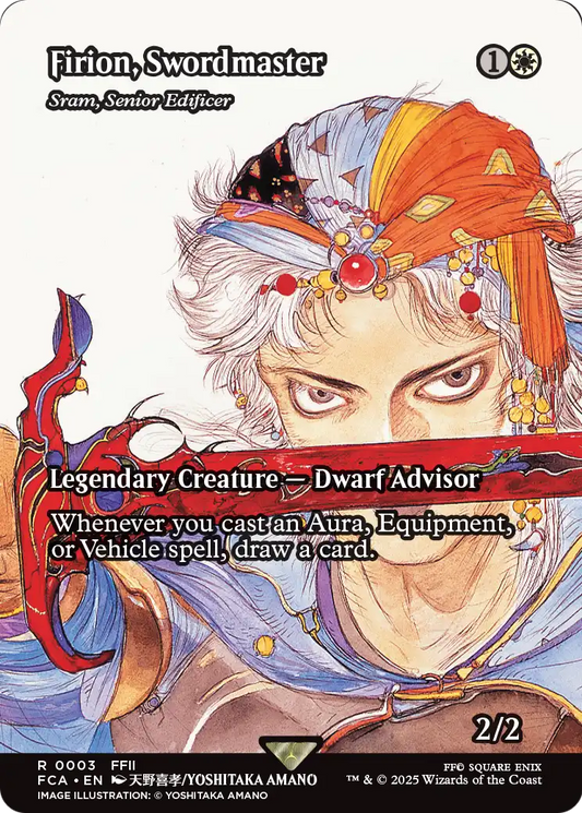 Sram, Senior Edificer “Firion, Swordmaster” MTG proxy card