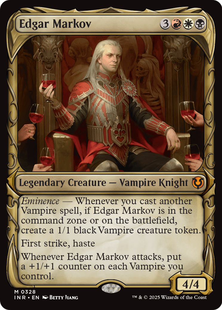 Edgar Markov MTG proxy card