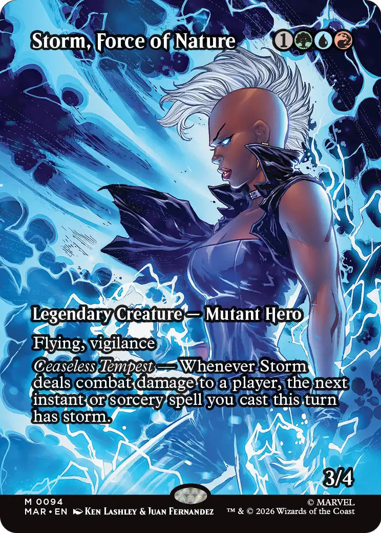 Storm, Force of Nature MTG proxy card