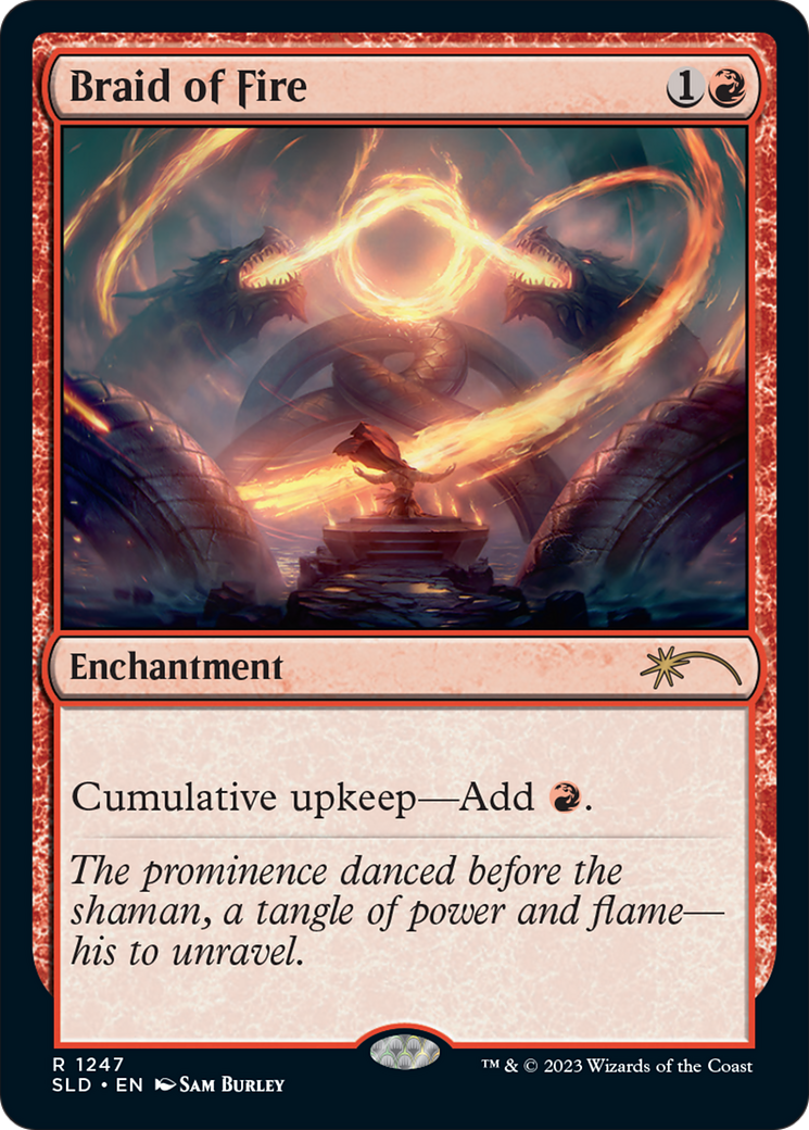 Braid of Fire MTG proxy card