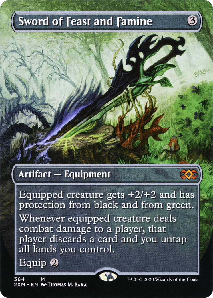 Sword of Feast and Famine MTG proxy card