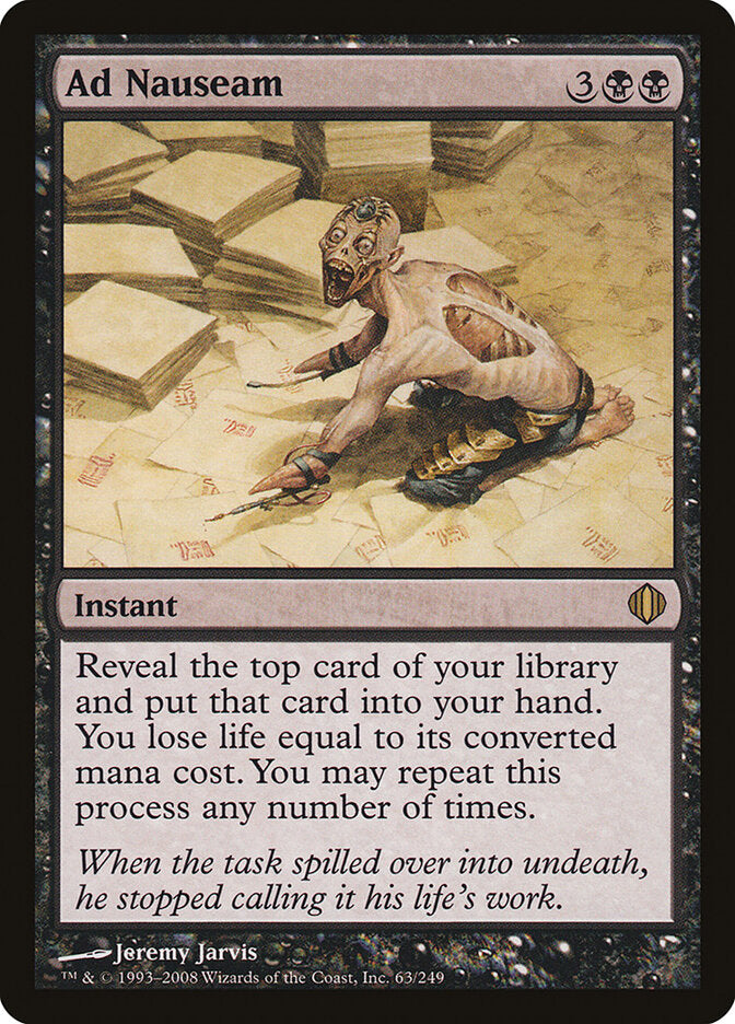 Ad Nauseam MTG proxy card