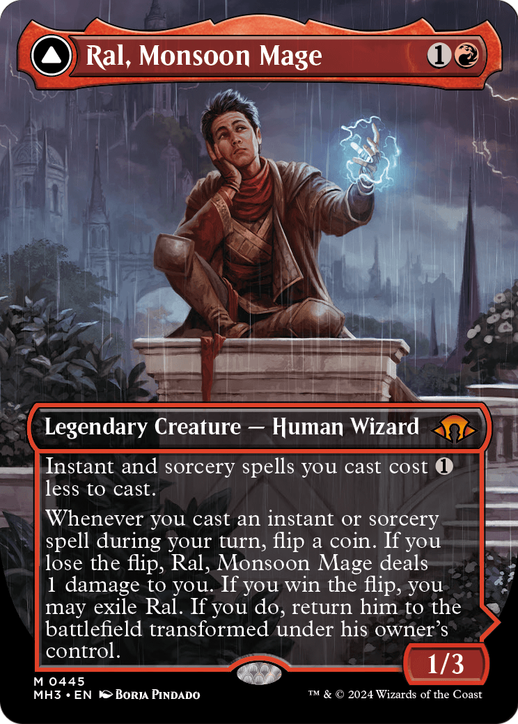 Ral, Monsoon Mage // Ral, Leyline Prodigy MTG proxy card