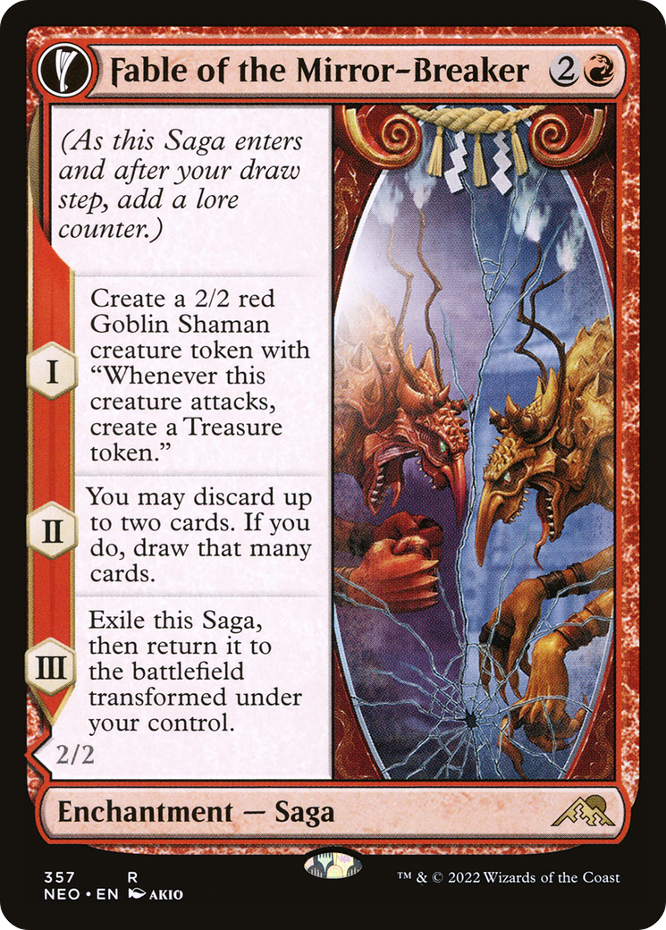 Fable of the Mirror-Breaker // Reflection of Kiki-Jiki MTG proxy card