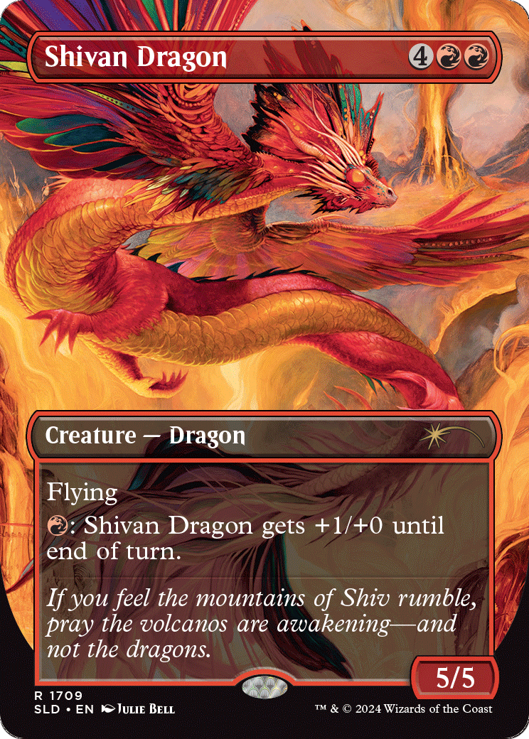 Shivan Dragon MTG proxy card