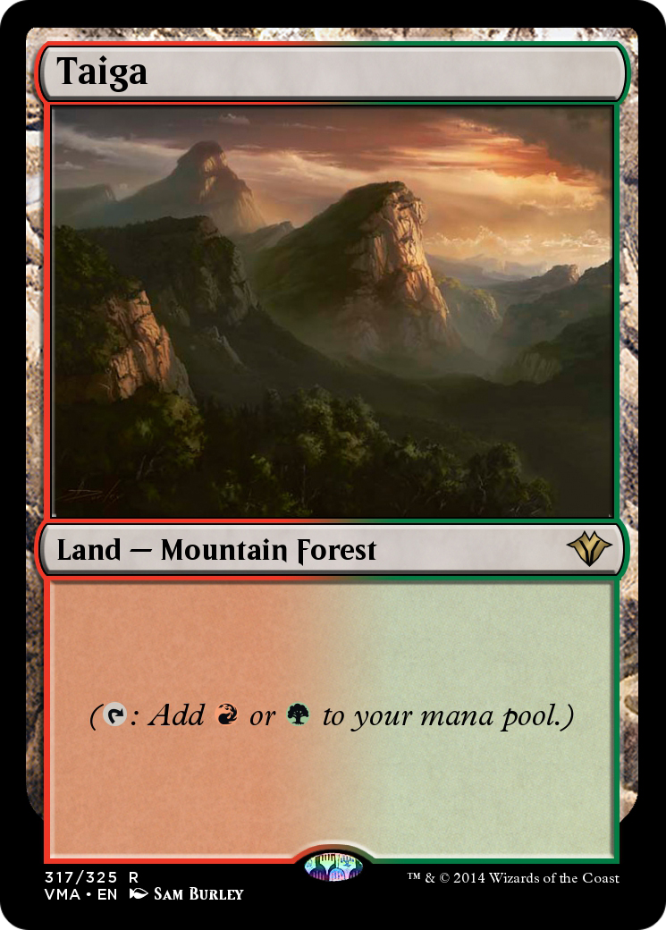 Taiga MTG proxy card