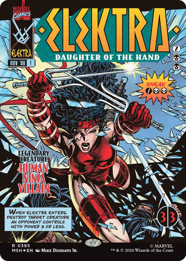 Elektra, Daughter of the Hand MTG proxy card