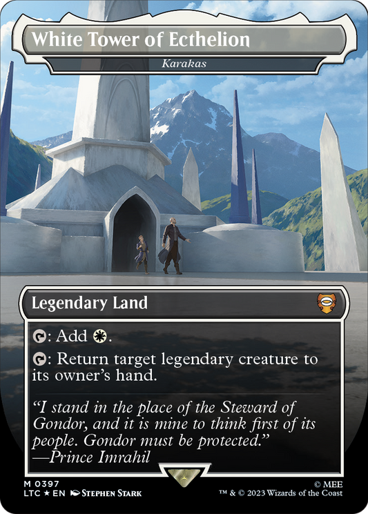 Karakas “White Tower of Ecthelion” MTG proxy card