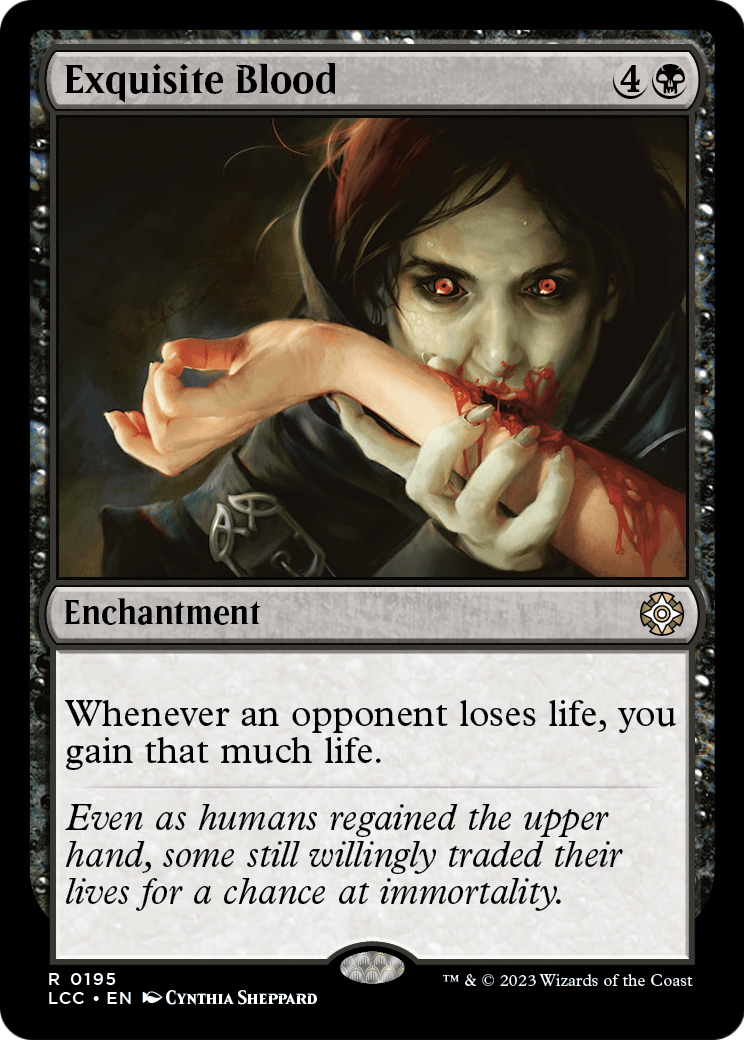 Exquisite Blood MTG proxy card