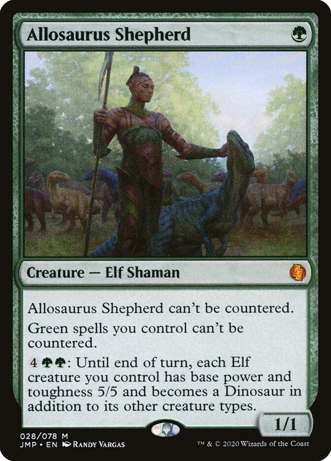 Allosaurus Shepherd MTG proxy card