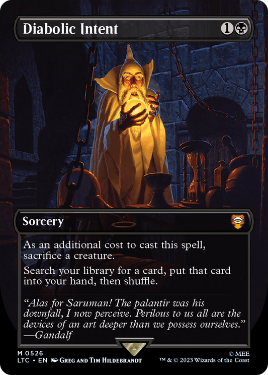 Diabolic Intent MTG proxy card
