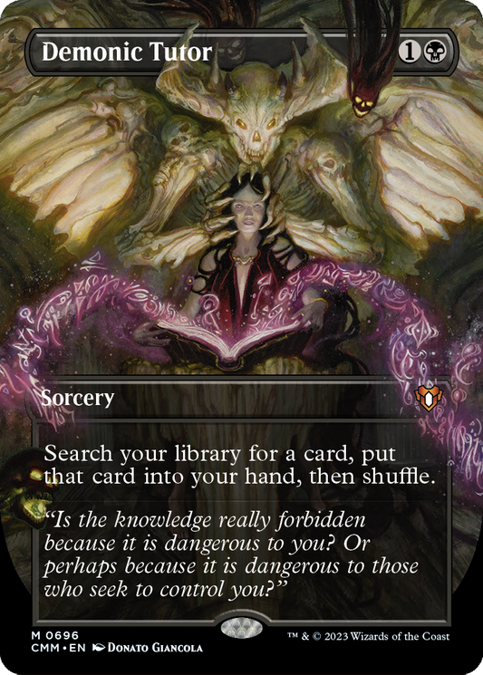 Demonic Tutor MTG proxy card