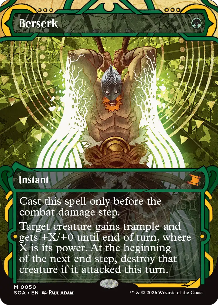 Berserk MTG proxy card
