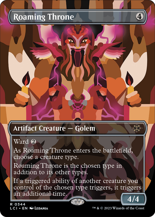 Roaming Throne MTG proxy card