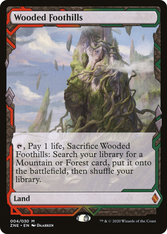 Wooded Foothills MTG proxy card