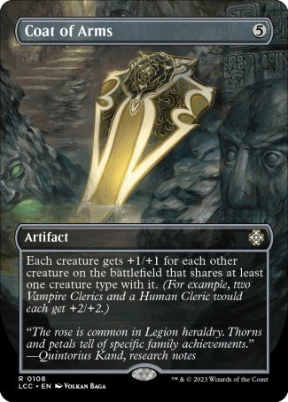Coat of Arms proxy card MTG The Lost Caverns of Ixalan Commander