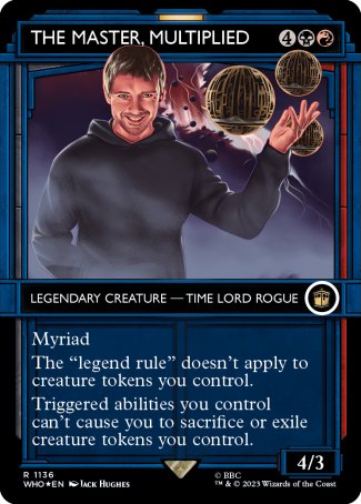 The Master, Multiplied proxy card MTG Doctor Who