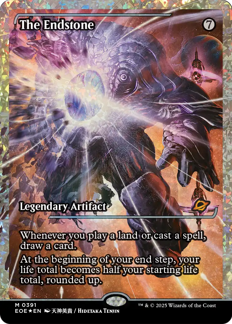 The Endstone MTG proxy card
