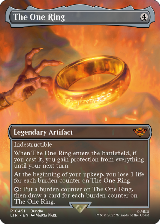 The One Ring MTG proxy card